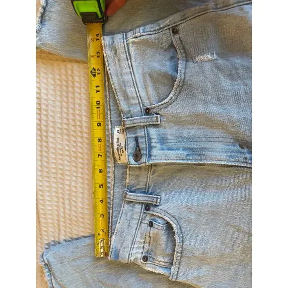 Abercrombie & Fitch The Vintage Flare High Rise Medium Wash Jeans 26 Y2K Western - Picture 9 of 13